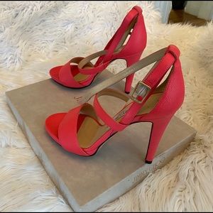 Jimmy Choo hot pink hills